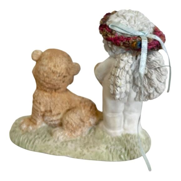 Dreamsicles | Tiger By The Tail Cherub With Baby Tiger figurine Model #10182 - Picture 2 of 3